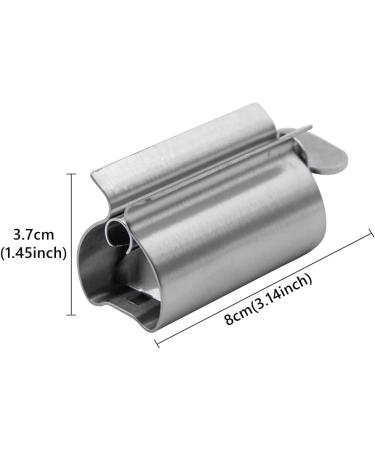 Dohia Stainless Steel Toothpaste Squeezer - Tube Wringer with Seat Holder Stand - Buy Online on GoSupps.com