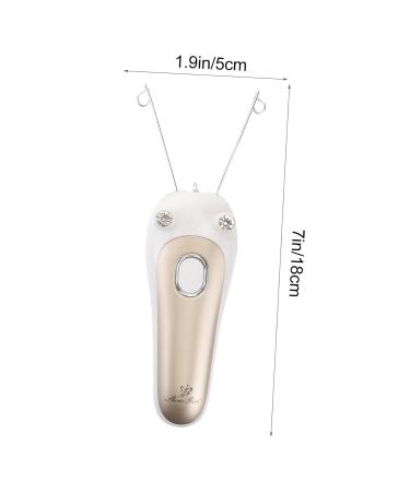 Fomiyes Zugpfer Hair Remover Tool for Women | Face Razor & Thread Hair Removal | Golden Medium - Buy Online on GoSupps.com