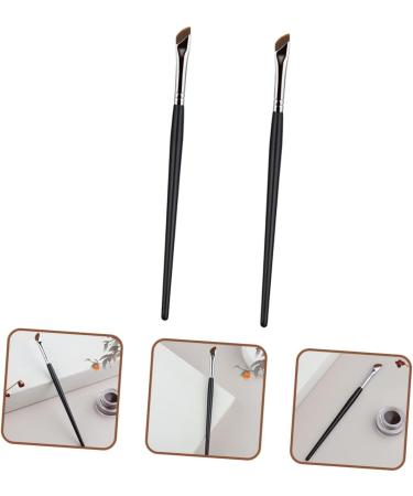 BELLIFFY 2pcs Eyebrow Brush Makeup Brush Eyeliner Brush Slanted Concealer Brush Angled Brush Artificial Fiber - Buy Online on GoSupps.com