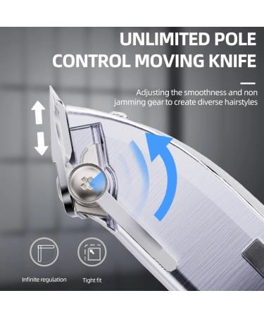 Professional Electric Hair Clippers - Rechargeable Cordless Trimmer for Barbers & Body Grooming | International Shipping Available - Buy Online on GoSupps.com