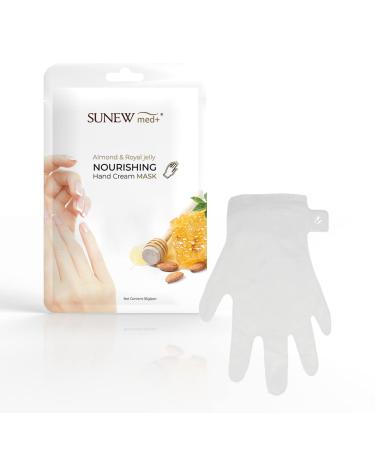 SUNEWmed+ Rejuvenating hand mask with almond oil and royal jelly regenerating nourishing and moisturizing gloves