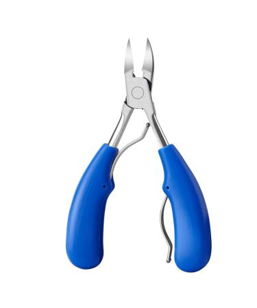 CHJHJKG Nail Clippers (Beauty) Toe Nail Clippers Remove Dead Skin Nail Correction Nippers Ingrown Toenail Cuticle Scissor Edge Cutter Thick Pedicure Care Tool(Blue)