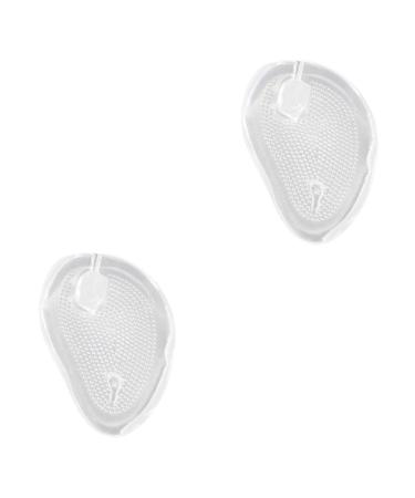 NOLITOY 2 Pairs Metatarsal Pads Shoe Insoles Cushion Flip-Flops Forefoot Pads Slipers Gel Insoles Flip-Flops Toe Protector Toe Protectors Shoe Inserts Flops Insole Foot Stickers White Soft