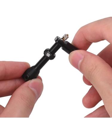 Fomtor Tubeless Presta Valves - Aluminum Alloy 40mm with Valve Core Remover Tool - Ideal for Most Bicycle Rims (Black 2-Pack) - Buy Online on GoSupps.com