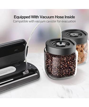 KitchenBoss Food Vacuum Sealer Machine - Automatic Sealing for Dry and Moist Foods | Includes 5 Pcs Food Vacuum Bags - Buy Online on GoSupps.com
