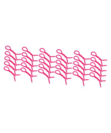 FOMIYES 30 Pcs Perm Tools Hair Rollers Curling Wand Hair Curler Hair Crimper Curlers Perm Rods 15.00X0.60X0.60CMx3pcs Rosyx3pcs