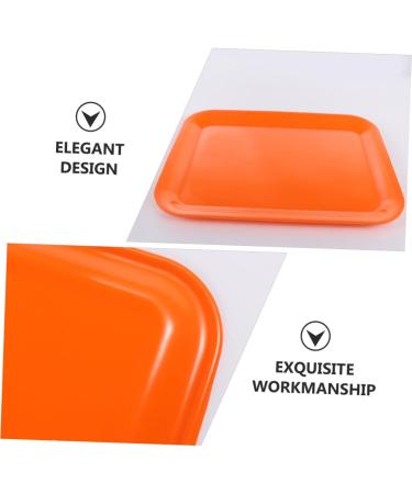 Zerodeko 1pc Tray Cupcake Stand Decor Christmas Platter Cake Plate Fruit Dish Fruit Plate Buffet Paper Cup 38.5X28.5X2CM Orange - Buy Online on GoSupps.com