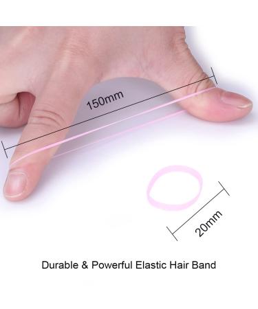 2500Pcs Foamia Color Elastic Hair Bands - Soft Hair Ties for Girls & Ladies | Multicolor Braided Hairband - Buy Online on GoSupps.com