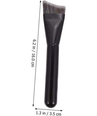 Beavorty 1 Pc makeup brush contouring brush makeup foundation brush Fixed- point Silhouette Brush Fixed-point Silhouette Brush Foundation Brush With Wooden Handle advanced contour brush 16x3.5cm Black - Buy Online on GoSupps.com