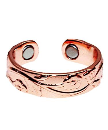 LONGRN-Magnetic Copper Ring Adjustable Size for Arthritis for Women