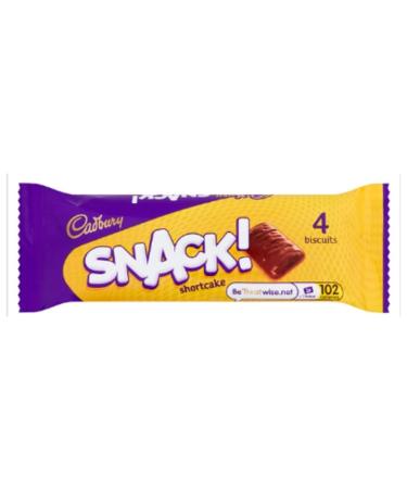 Cadbury Snack Shortcake Chocolate Biscuit 40g x Case of 36