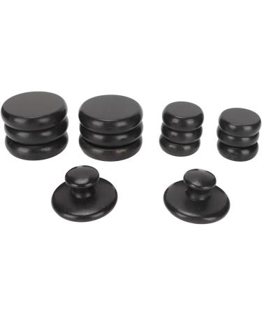 14-Piece Basalt Massage Stone Set - Spa Hot Rocks for Home & Beauty Salon | Relaxing Massage Stones for Men & Women - Buy Online on GoSupps.com