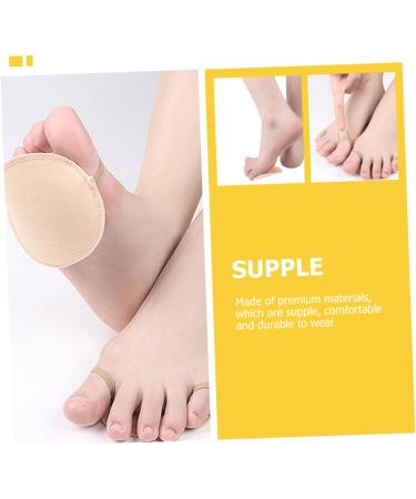 2 Pairs Forefoot Pad Invisible Socks for High Heels | Pain Relief & Cushioning | Cotton Absorb Sweat - Women's Toe Socks - Buy Online on GoSupps.com