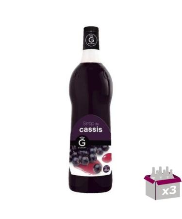 Set of 3 Gilbert Syrups - Blackcurrant - 3 x 1L