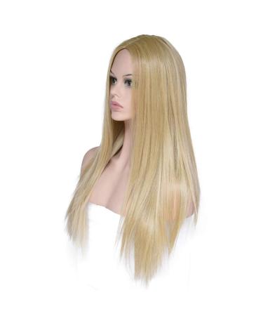 Buy Long Gold Curly Wig for Women - 50s 60s 70s 80s | Brazilian Hair | International Shipping - Buy Online on GoSupps.com