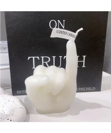 Finger Tri-Color Scented Glow Candles - Wacky Trio Desktop Statues for Home Office & Easter Gifts - Buy Online on GoSupps.com