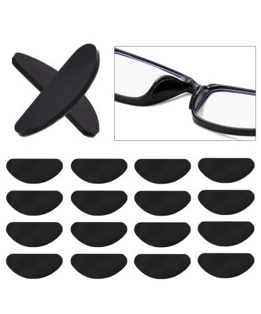 WKRTDY 20 pair of anti-slip nose pads made of silicone with self-adhesive function for comfortable holding glasses and sunglasses with a practical air bag design for a fit on full frame frames - Buy Online on GoSupps.com