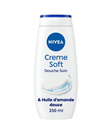 NIVEA Shower Cream Care (1 x 250 ml), enriched with Vitamin C & E and Sweet Almond Oil, Moisturizing body care that cleanses