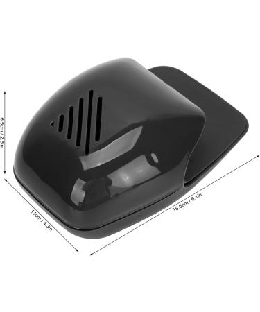 Portable Nail Dryer - Quick Cooling Fan for Fast Nail Polish Drying (Black) - Ideal for Home and Salon Use - Buy Online on GoSupps.com
