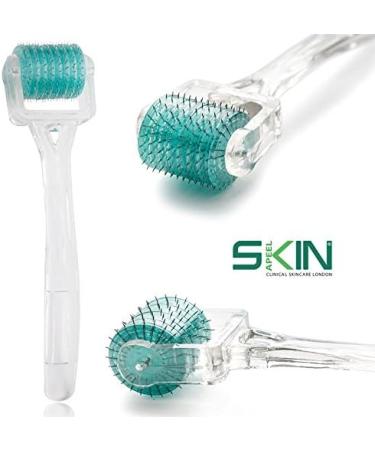 NEW Skinapeel 192 Derma Needle Roller - Professional Titanium Microneedle Treating - Acne Scars Hair Loss Wrinkles Blackheads Ageing - Reducing Blemishes Cellulite Stretch Marks - Home Use (1.0mm) - Buy Online on GoSupps.com