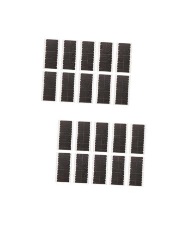 Beaupretty Hair Supplies 20 Sheets extension double sided double sided double sided adhesive accesories Human Double- Sided Replacement Double Sided Lace Wigs Hair Extension Holder