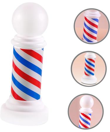 Mipcase Signs Salon Open Pole Light Barber Shop Pole Lamp Neon Lights Small To Rotate Night Light - Buy Online on GoSupps.com