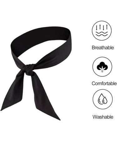 Buy Sports Headband for Women & Men | Moisture-Wicking Outdoor Fitness Band for Running Yoga Cycling - Black - Buy Online on GoSupps.com