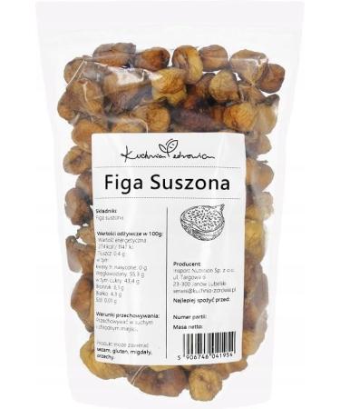  Kuchnia Zdrowia Kuchnia Zdrowia - Dried Figs - No Preservatives - Perfect Snack - Natural - No Unnecessary Additives - Airtight Zip Lock Packaging - Doypack: (1kg) - Buy Online on GoSupps.com
