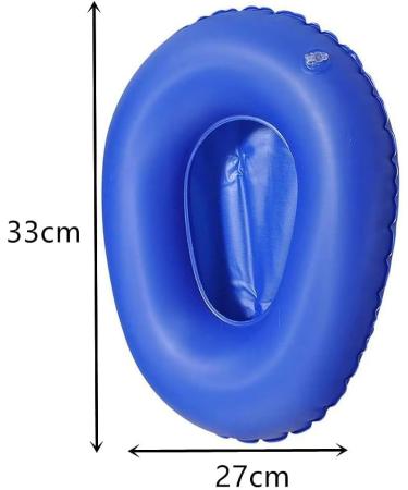 Air Inflation Bed Pan Washable Portable Elderly Inflatable Potty Anti Bedsore Toilet Urinal for Elderly Bedridden with Pump(2 pcs) - Buy Online on GoSupps.com