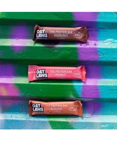 OATLAWS Protein Bar Almond 12-Pack | 60g Nutrient Bar | 13g Protein | Gluten-Free | No Added Sugar & Additives - Buy Online on GoSupps.com