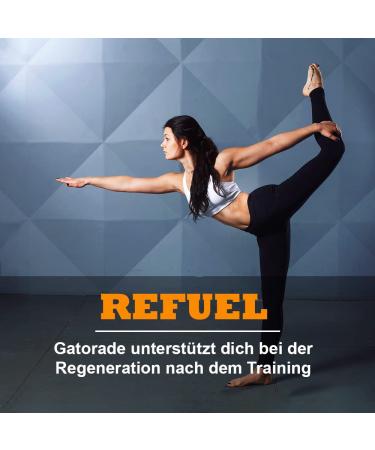 Amazing America Gatorade Pulver Set - 350g Orange & Lemon | Low-Calorie ISO Drink Powder Bundle with Bottle | Perfect Gift for Athletes - Buy Online on GoSupps.com