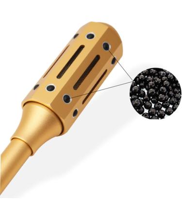 Ultechnovo Smoke-Free Moxa Sticks - Portable Moxibustion & Acupressure Massage Tools | 2 PCS Golden Moxa-Sticks (21.9x1.9cm) for Meridian Therapy - Buy Online on GoSupps.com