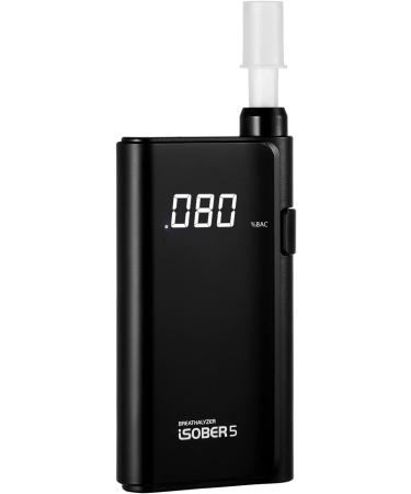 iSOBER 5 Breathalyzer - DOT NHTSA Compliant Alcohol Tester with Advanced FuelCell Sensor Technology - Buy Online on GoSupps.com
