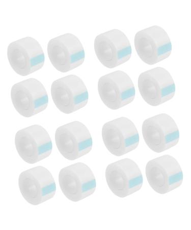 FOMIYES 16 Rolls Adhesive Eyelid Tape Lash Tape Plastic Tape Clear Gaffer Tape Body Eyelid Lifter Strip Sticky Eyelid Strip Invisible Double Eyelid White or Eyes Beauty Stickers