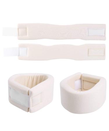 Adjustable Soft Foam Neck Brace Support Dislocation Fixation Pain Relief Cervical Collar(M)