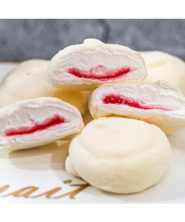 Strawberry Marshmallows Juice Cheese filling cotton Candy Assorted fruit fudge Delicious soft candy Japanese Specialty Snack Food wedding sweets candy healthy dessert Chinese Casual Snack gift (1000g) - Buy Online on GoSupps.com