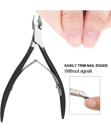 Easy To Trim Nail Trimmer Dead Skin Scissors Easy To Grasp for Home Manicure Store(black) - Buy Online on GoSupps.com