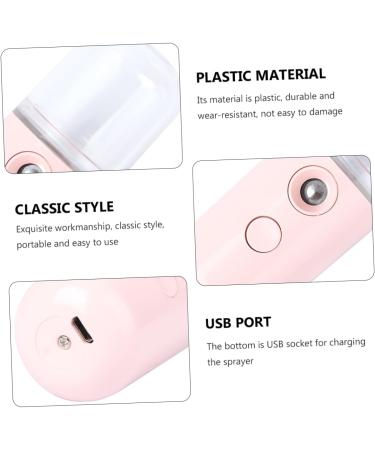 Didiseaon 1pc Face Facial Charging Nano Women Plastic Handy Practical Portable USB Sprayer Steamer Beauty 14.5X4CM - Buy Online on GoSupps.com