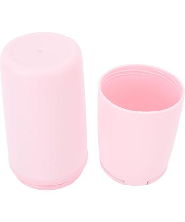 Versatile Toothbrush Holder & Toothpaste Storage Travel Case - Lightweight & Portable for Business & Outdoor - Pinkish - Buy Online on GoSupps.com