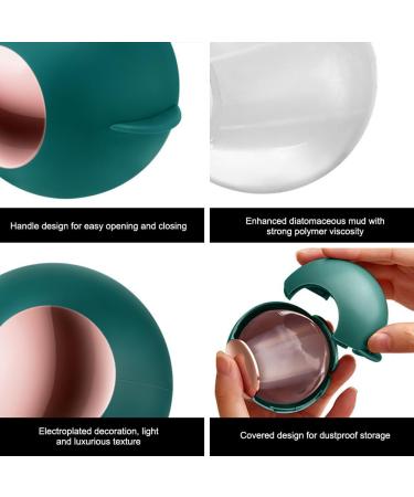 Reusable Gel Lint Roller - Washable Mini Lint Remover with Cover | Portable & Dustproof Travel Solution (Green) - Buy Online on GoSupps.com