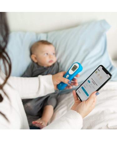 Kinsa QuickScan Smart Thermometer - Contactless Forehead Thermometer for Family Health Tracking - Buy Online on GoSupps.com