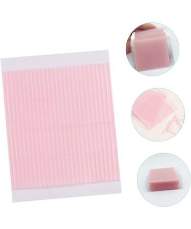 Healeved 24 Sheets Double Eyelid Beauty Stickers Adhesive Eyelid Sticker Double Eye Shaping Stickers Double Eyelid Stickers Stickers Pink Fiber Material Woman Eyes Decorate - Buy Online on GoSupps.com