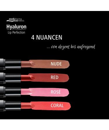  Medipharma Cosmetics medipharma cosmetics HYALURON LIP Perfection Nude Lipstick 4g - Buy Online on GoSupps.com