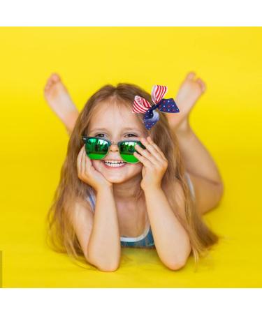 4th of July Hair Clips Set - Patriotic Party Accessories for Women - USA Stars Hair Barrettes - 4PCS - Buy Online on GoSupps.com