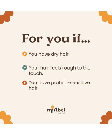 Miribel Naturals Dreamy Hair Cream - Moisturizing Treatment for Brittle, Frizzy, and Dry Hair | Rinse-Out or Leave-In | Vegan & Cruelty-Free - Buy Online on GoSupps.com