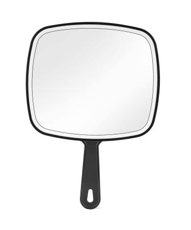 HEYISSU Hand Mirror  Handheld Mirrors with Handle Extra Large Shaving Mirror for Shower 9 W x 12.4 L
