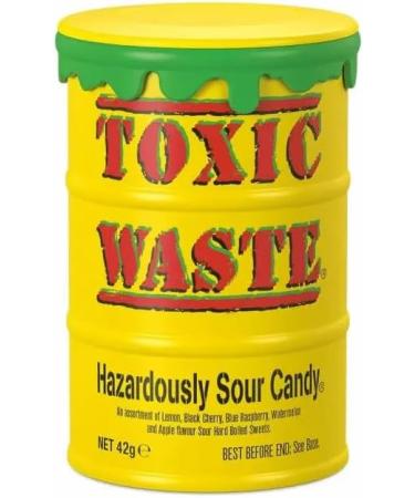 Toxic Waste 4 Mix | Ultra Sour Sweets Candy | Treat for Kids & Adults | Assortmnent of Green Purple & Red Flavours | For any Occassion | Suitable for Vegetarian - Buy Online on GoSupps.com