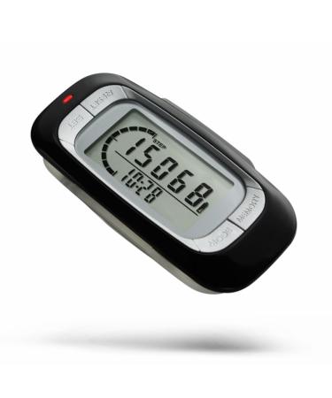 Fivtsme pedometer clip pedometer 3D step counter 3D pedometer to walk pedometer without app and cell phone simple pedometer for women and men with a large display