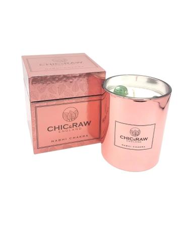 Candles for Women - Green Aventurine Nabhi Patchouli & Bergamot Soy Wax Healing Crystal Candle Soy Candles for Home Scented Meditation Anxiety Relief and Home Decor