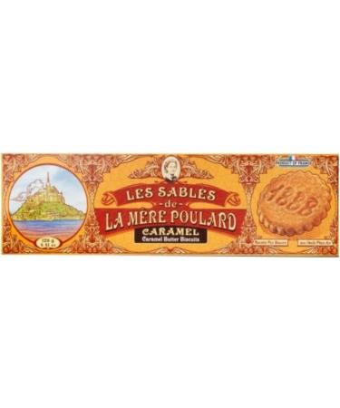  ANTICO CAFFE' NOVECENTO La M re Poulard 1888 | Pure Butter Salted Caramel Biscuits | Traditional Butter Biscuits | Butter Biscuits - 6 x 125g - Buy Online on GoSupps.com